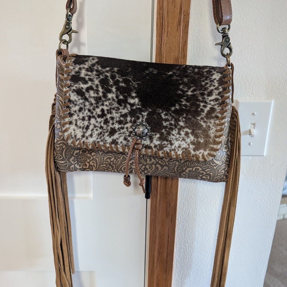 Stylish Brown and Black Women's Bag